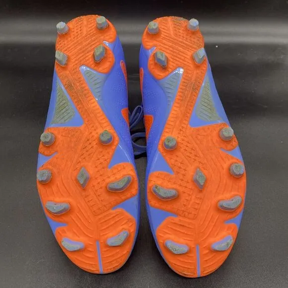 Puma men’s Future Play FG/AG Blue Orange Soccer Cleats Size 10.5