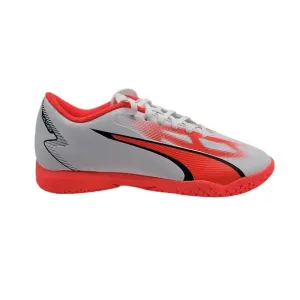 Puma Men's Soccer Shoes Size 7 US 6 UK 39 EUR Made In Cambodia Orange &amp; White