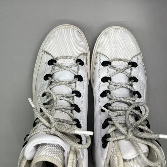 Puma Men's Size 10 The Ren Boot White Leather High Top Sneakers