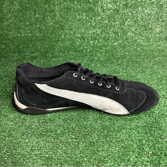 Puma Speed Cat Suede Low Top Vintage Y2K Shoes Black White Mens Size 13