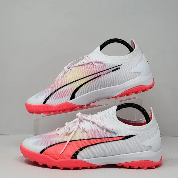 Puma Ultra Ultimate Cage 107502-01 White Mens Indoor Soccer Shoes Size 7.5 New