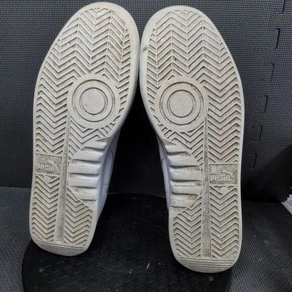 Puma GV Speacial Shoes Mens Sz 14 White Low Top Leather Sneakers