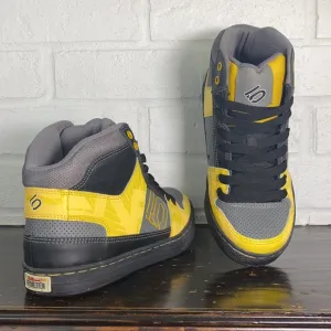 RARE 2012 Adidas Five Ten Lineking Mid Mountain Bike Shoes Sunset Yellow