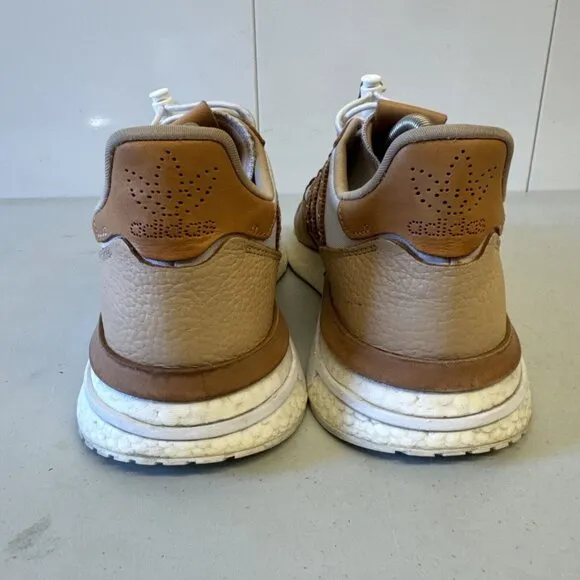 Rare Hender Scheme Adidas Beige Leather White Shoes Trainers Mens UK 10 US 10.5