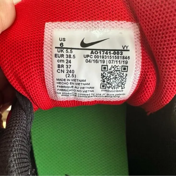 🤩Rare Nike Air Max 2 Light Womens shoes 7.5 Sneakers Red Green A01741-003 New