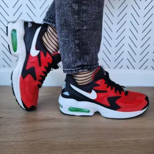 🤩Rare Nike Air Max 2 Light Womens shoes 7.5 Sneakers Red Green A01741-003 New