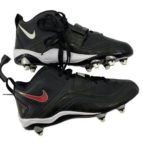 Rare Nike Football Sample Cleats NWOB Sz 9 Mixed Swoosh Colors Black 3120 Shoes