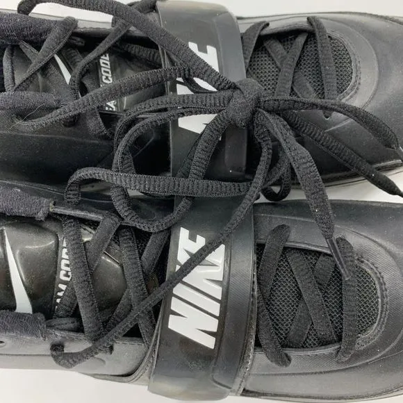 Rare Nike Football Sample Cleats NWOB Sz 9 Mixed Swoosh Colors Black 3120 Shoes