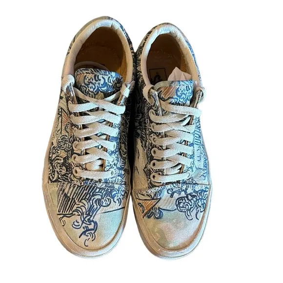 RARE Vans Old Skool Van Gogh Old Vineyard Unisex Mid Top Size 7M/8.5W​​​