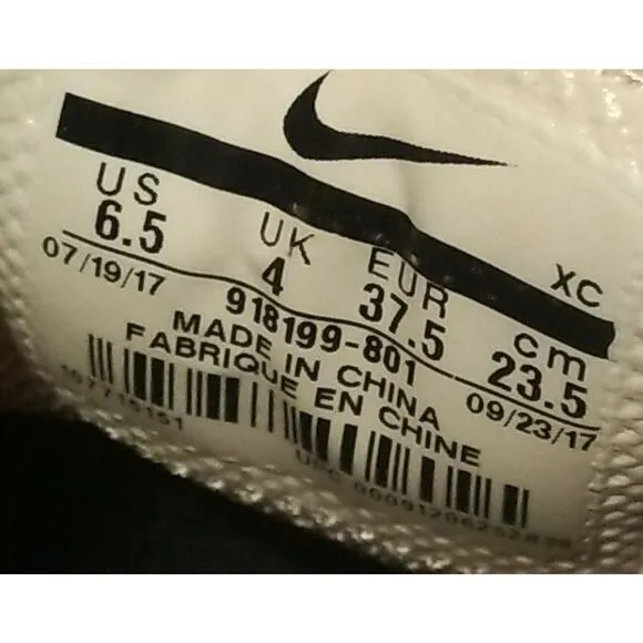 RARE Women's Nike Air Zoom Cage 3 HC Tennis Shoes 918199 801 US 6.5