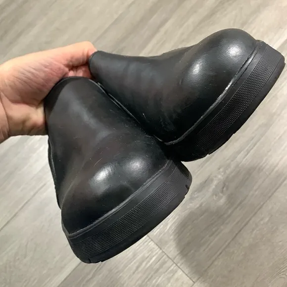 Red Wing Shoes Cross Lite Safety Toe Slip-on Work Black Leather Shoe size 11.5