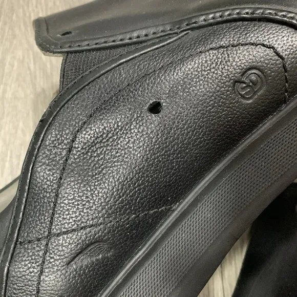 Red Wing Shoes Cross Lite Safety Toe Slip-on Work Black Leather Shoe size 11.5