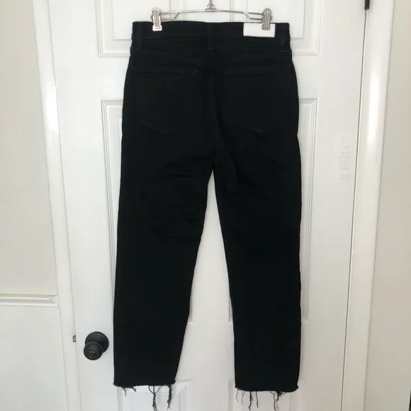 Re/Done High Rise Stove Pipe Jeans