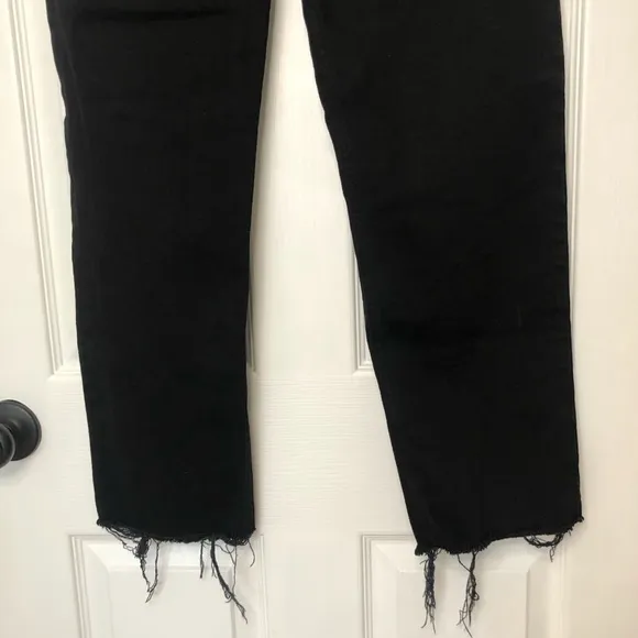 Re/Done High Rise Stove Pipe Jeans