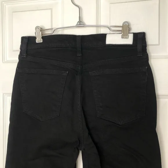 Re/Done High Rise Stove Pipe Jeans