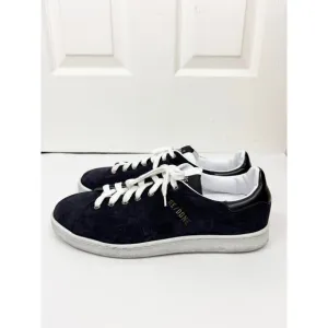RE/DONE MEN'S NAVY SUEDE TENNIS SHOES SNEAKERS