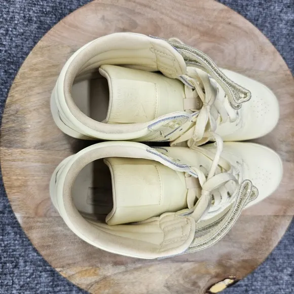 Reebok Freestyle F/S Hi Top Women's Size 9 Pastel Yellow High Athletic Shoes