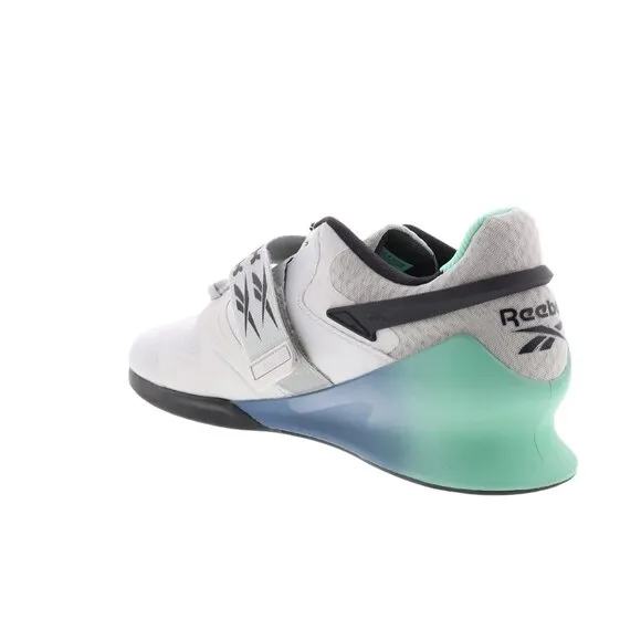 Reebok Legacy Lifter 2 Mens Weight Lifting Shoes Size 10 Grey/Blue GY8436 (NEW)