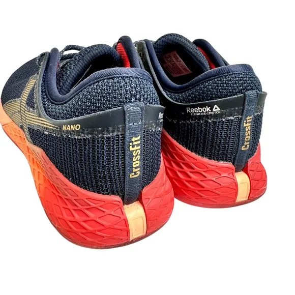 Reebok Nano 9 CrossFit Shoes Sneakers SZ 8 Heritage Navy Women’s EG0599