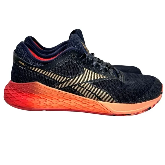 Reebok Nano 9 CrossFit Shoes Sneakers SZ 8 Heritage Navy Women’s EG0599