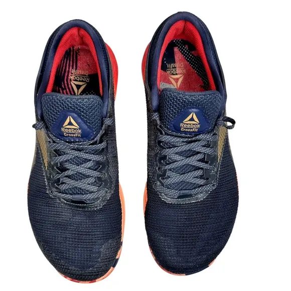 Reebok Nano 9 CrossFit Shoes Sneakers SZ 8 Heritage Navy Women’s EG0599