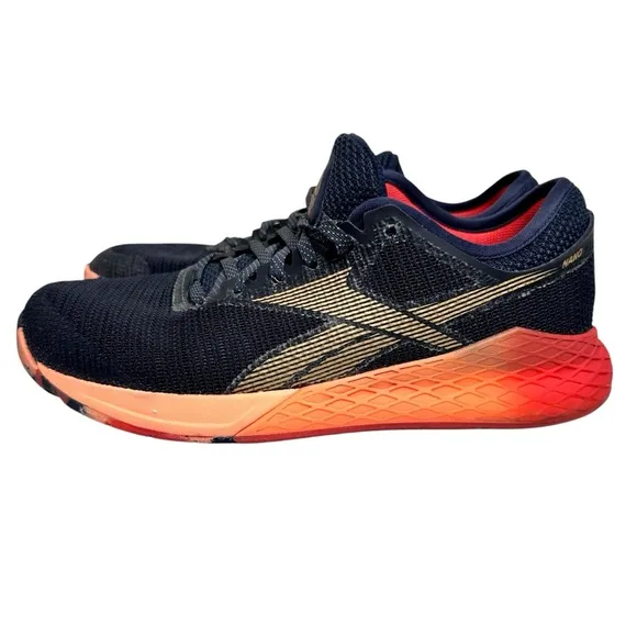 Reebok Nano 9 CrossFit Shoes Sneakers SZ 8 Heritage Navy Women’s EG0599