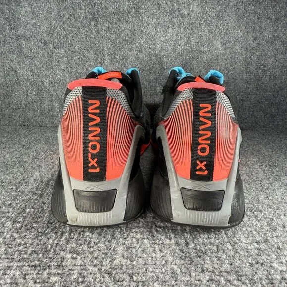 Reebok Nano X1 Mens 11.5 Shoes Gray Orange Cross Training Crossfit Gym Lifting