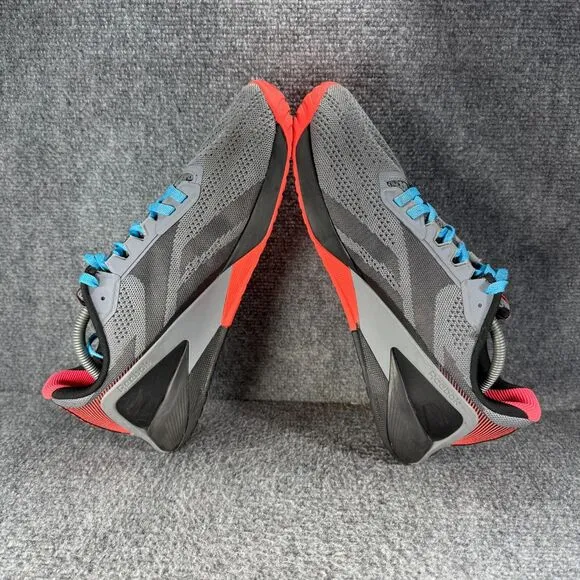 Reebok Nano X1 Mens 11.5 Shoes Gray Orange Cross Training Crossfit Gym Lifting