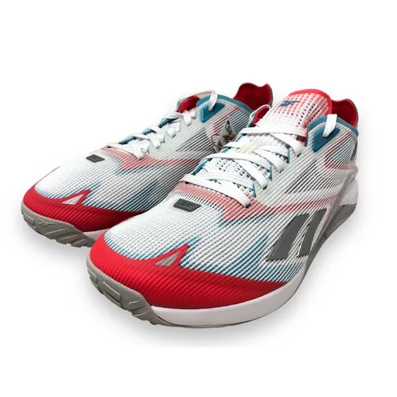Reebok Nano X2 Froning Mens CrossFit Training Shoes White/Red-Blue GY8906 (NEW)