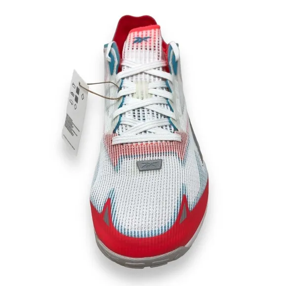 Reebok Nano X2 Froning Mens CrossFit Training Shoes White/Red-Blue GY8906 (NEW)