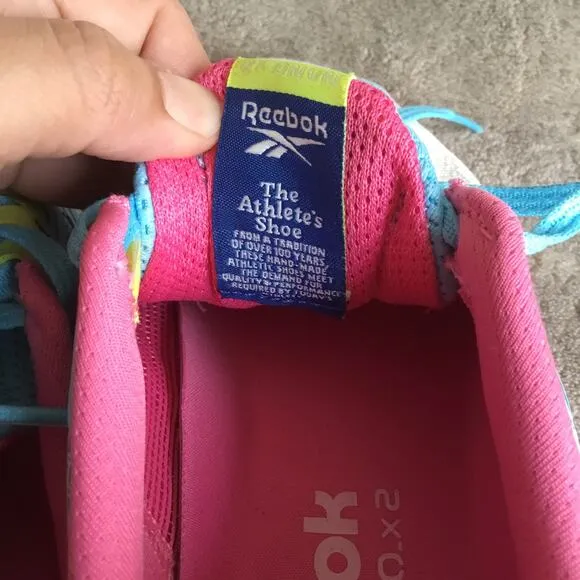 Reebok Nano X2 Women's Training Shoes Sz 6 Blue/White/Black