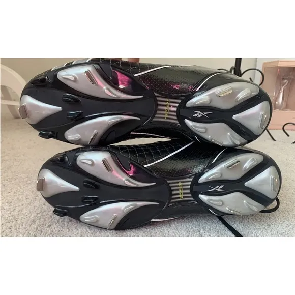 Reebok NWT Baseball Cleats Shoes Mens Black Size 12 Hardlink