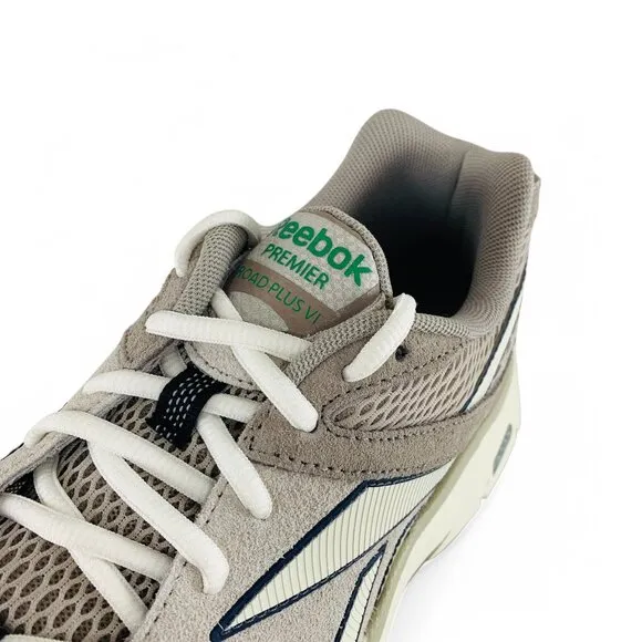Reebok Premier Road Plus VI Ash Moonstone Chalk Men's Shoes Sneakers 100074091