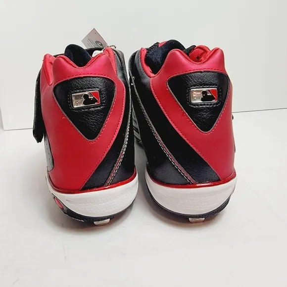 Reebok RB809KTS Authentic Collection Black and Red Softball Baseball Cleats 14