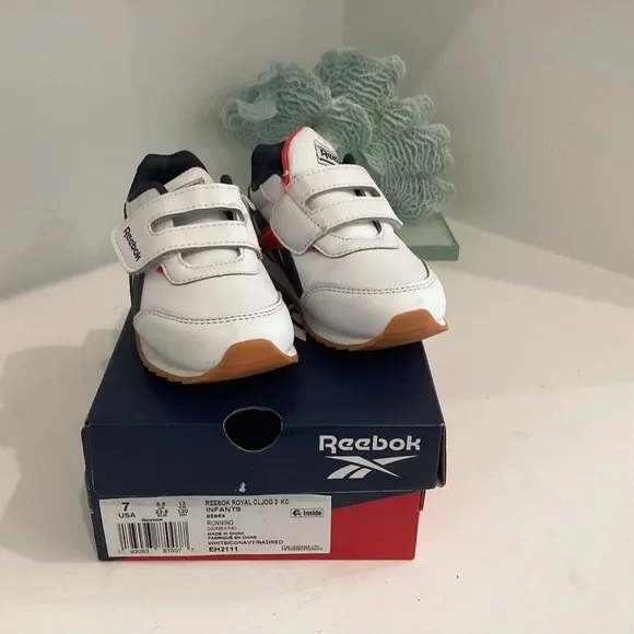 REEBOK RED WHITE AND BLUE LEATHER TENNIS SHOES SNEAKERS TODDLER and Baby various