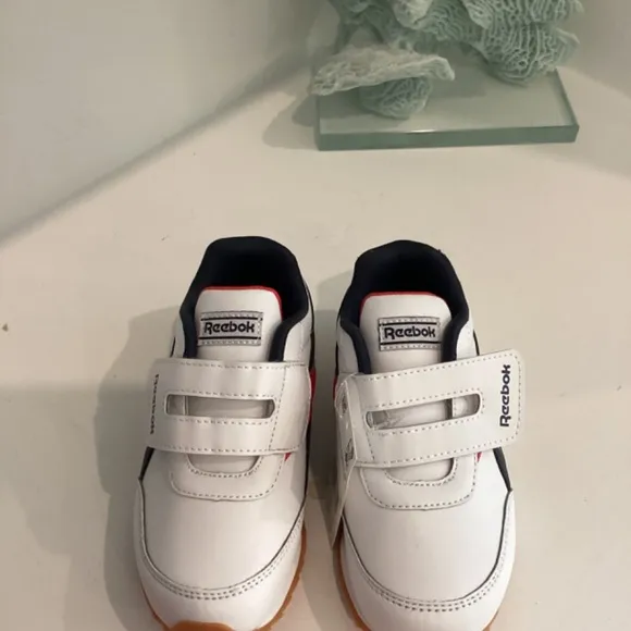 REEBOK RED WHITE AND BLUE LEATHER TENNIS SHOES SNEAKERS TODDLER and Baby various