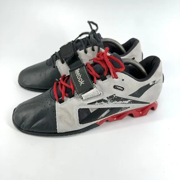 Reebok Shoes Mens 10 Crossfit U Form Training Lifting Gray Black Sneakers J99807