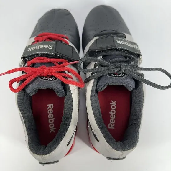 Reebok Shoes Mens 10 Crossfit U Form Training Lifting Gray Black Sneakers J99807