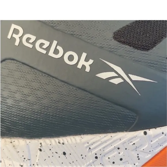 Reebok Stability Sneakers Speed TR Crossfit Focused Gray Orange White Athletic