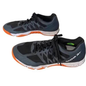 Reebok Stability Sneakers Speed TR Crossfit Focused Gray Orange White Athletic