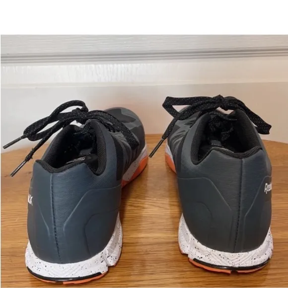 Reebok Stability Sneakers Speed TR Crossfit Focused Gray Orange White Athletic