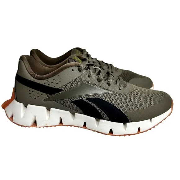 Reebok Zig Dynamica 2 CrossFit Shoes Running Sneakers Men’s size 10 Army Green