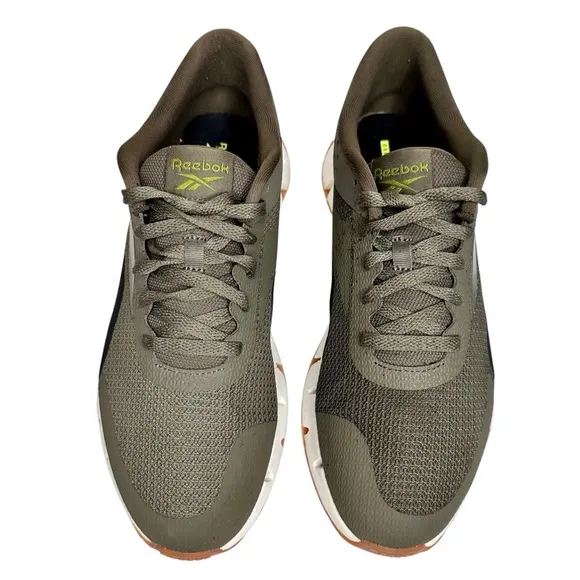 Reebok Zig Dynamica 2 CrossFit Shoes Running Sneakers Men’s size 10 Army Green