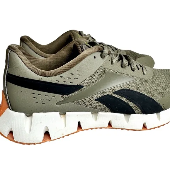 Reebok Zig Dynamica 2 CrossFit Shoes Running Sneakers Men’s size 10 Army Green