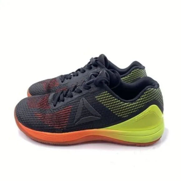 Reebok Crossfit Nano 7 Men’s Sz 4.5 Vitamin C Yellow Black BD2796 Athletic Shoes