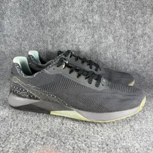 Reebok Nano X1 Lux Mens 12.5 Shoes Gray Training Crossfit Gym Lifting