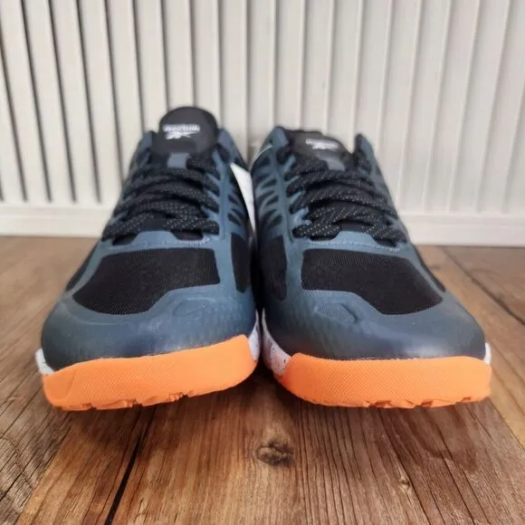 Reebok Speed TR Mens Sz 8 Black Blue Training Trainers Gym Sneakers Shoes FZ0422