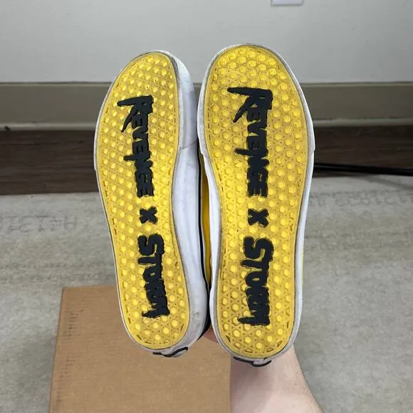 Revenge x Storm Shoes Yellow Black Low Top Australia Exclusive Mens 10