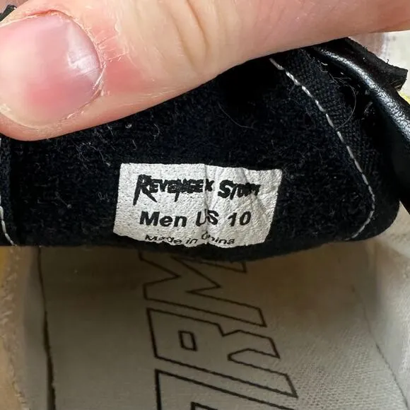 Revenge x Storm Shoes Yellow Black Low Top Australia Exclusive Mens 10