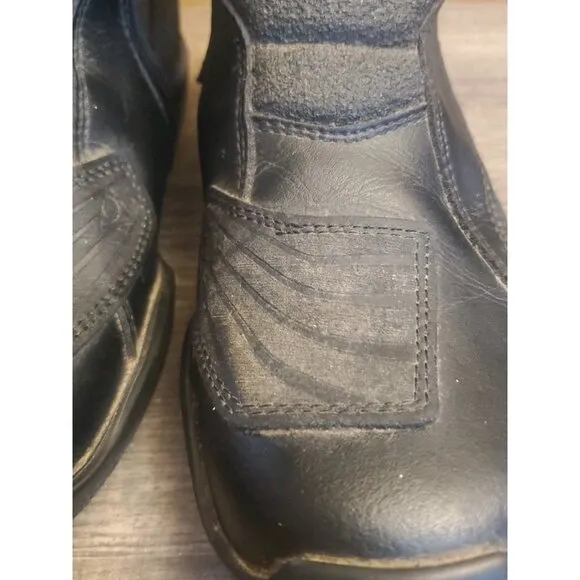 Revit Motorcycle Leather Boots Mens Size 7 Black
